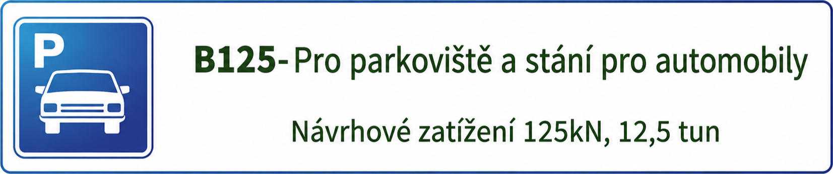 Obrázek kategorie Poklopy třída zatížení B 125